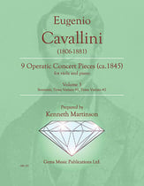 9 Operatic Concert Pieces, Vol. 3 Viola and Piano cover
